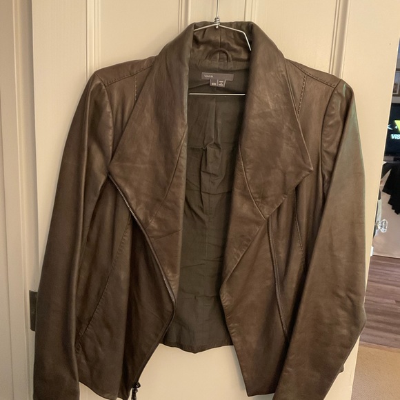 Vince leather jacket - Picture 1 of 6